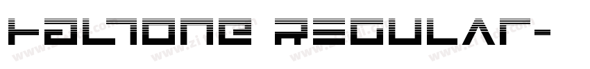 HALTONE Regular字体转换